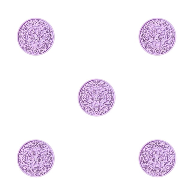 Injueey Posavasos resistente al calor para , mantel individual, encimera, color morado Púrpura 5Conjunto