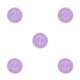 thumbnail image 1 of Injueey Posavasos resistente al calor para , mantel individual, encimera, color morado Púrpura 5Conjunto, 1 of 6