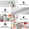 thumbnail image 5 of Watercolor Flowers Outdoor Rug 6x9 Ft, Non Slip Washable Area Rug, Farmhouse Spring Floral Botanical Patio Rugs Carpet Runner, Large Floor Mat for Indoor/Outdoor Deck Porch Camping, 5 of 8