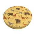 thumbnail image 2 of Lsque Cute Animals Round Bar chair cushion covers Velvet Fabric Premium Comfort Protects from Scratches and Stains for 14-17 Inch Chair- 13 inch, 2 of 7