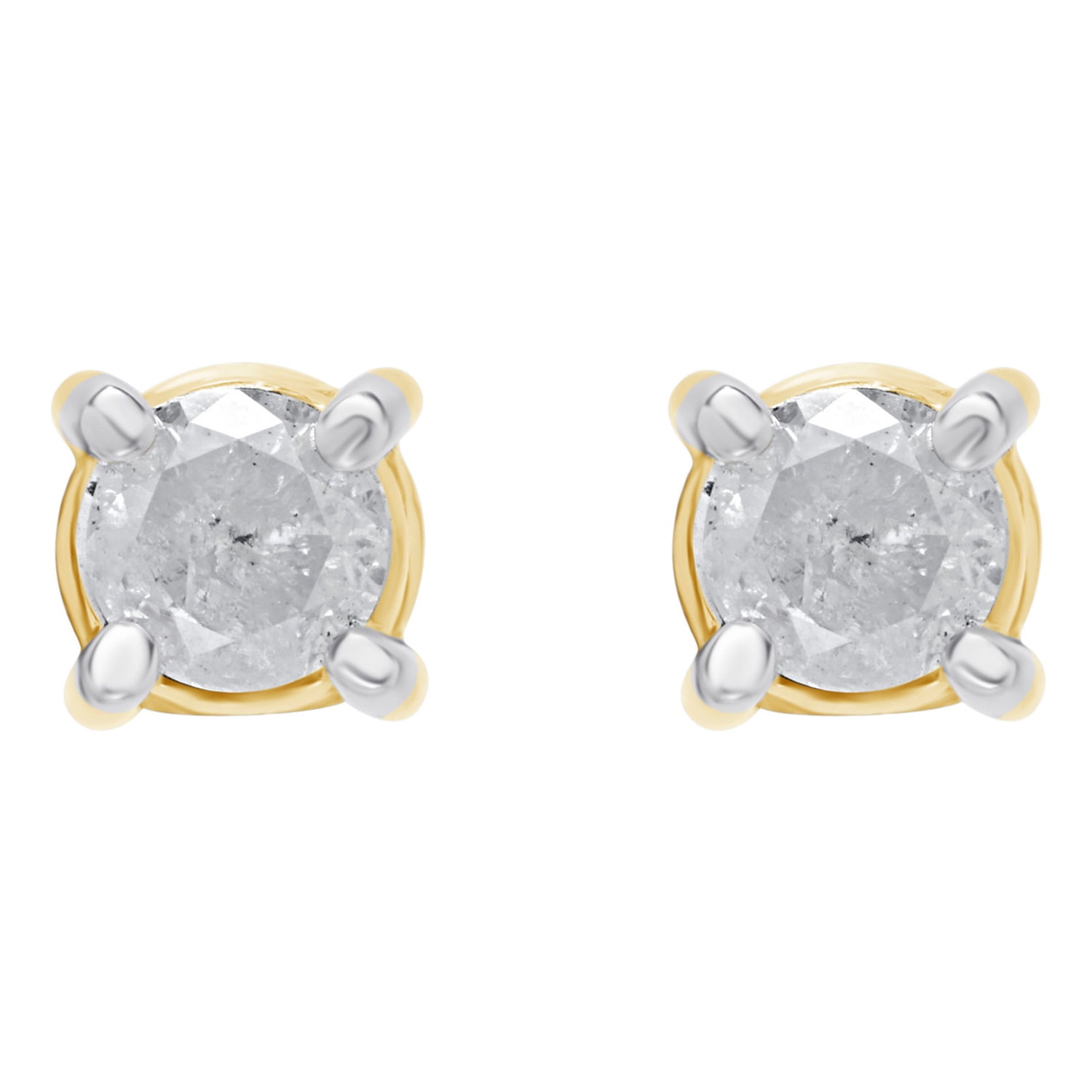 1/2 Carat T.w. Diamond 14k Yellow Gold O