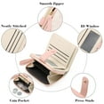 thumbnail image 6 of GAEKEAO Small Women Wallet Leather RFID Blocking Bifold Zipper Pocket Credit Card Holder Purse with ID Window, 6 of 6