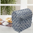 thumbnail image 4 of Ethnic Lounger Chair Bag, Hand Drawn Style Indonesian Batik Pattern with Curves and Small Triangles, High Capacity Storage with Handle Container, Lounger Size, Navy Blue and Cream, by Ambesonne, 4 of 5