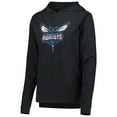 thumbnail image 2 of Women's Concepts Sport Heather Black Charlotte Hornets Team Hoodie & Pants Sleep Set, 2 of 5