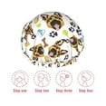 thumbnail image 5 of KLL German Shepherd Dog Pattern Shower Cap & Bath Cap for Women,Reversible Oversized Waterproof Shower Caps for all Hair Lengths,Elastic Reusable Bathing Hair Cap, 5 of 6