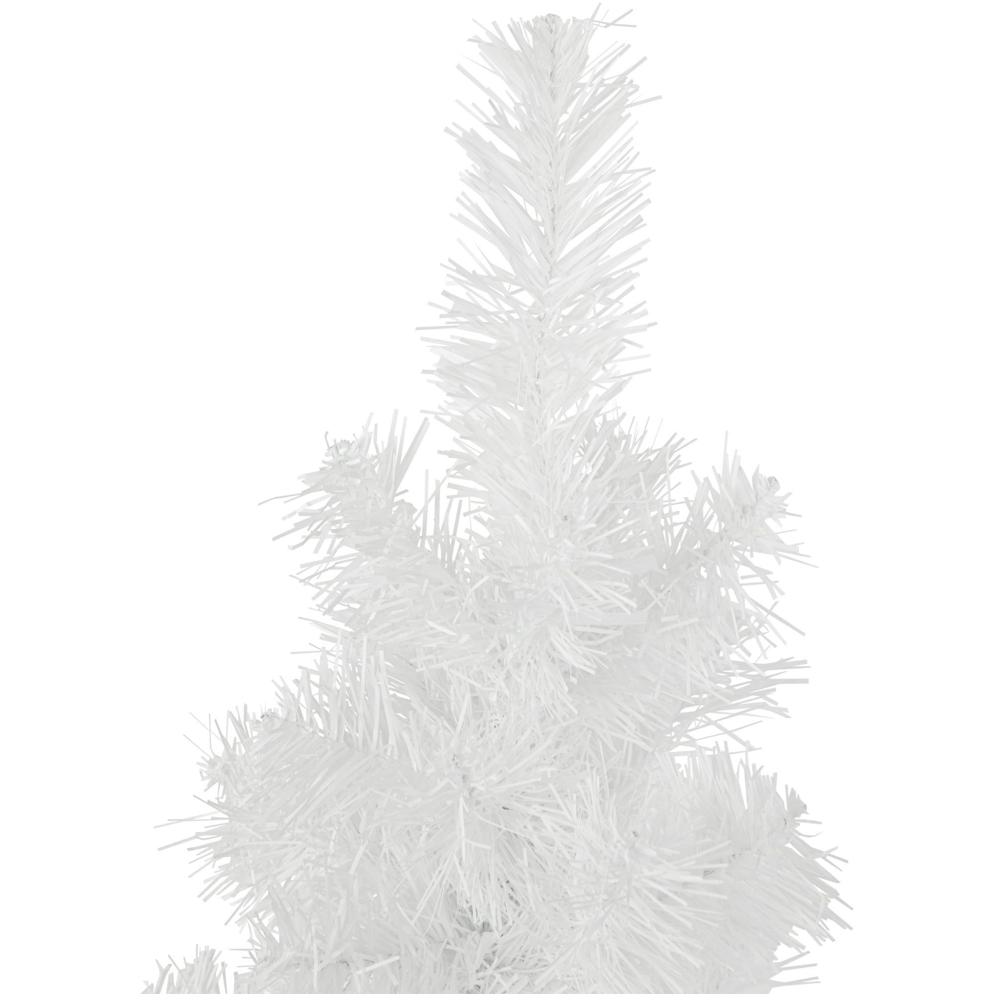 2' x 14" White Tinsel Artificial Christmas Tree - Unlit
