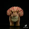 thumbnail image 3 of Cute Soft Triceratops Plush Toys Real Life Dinosaur Stuffed Animal Toy 38cm, 3 of 9
