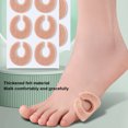 thumbnail image 4 of Callous Pads, Breathable Skin Color 24pcs Felt Corn Pads Pain Relieving  For Men For Heel, 4 of 8