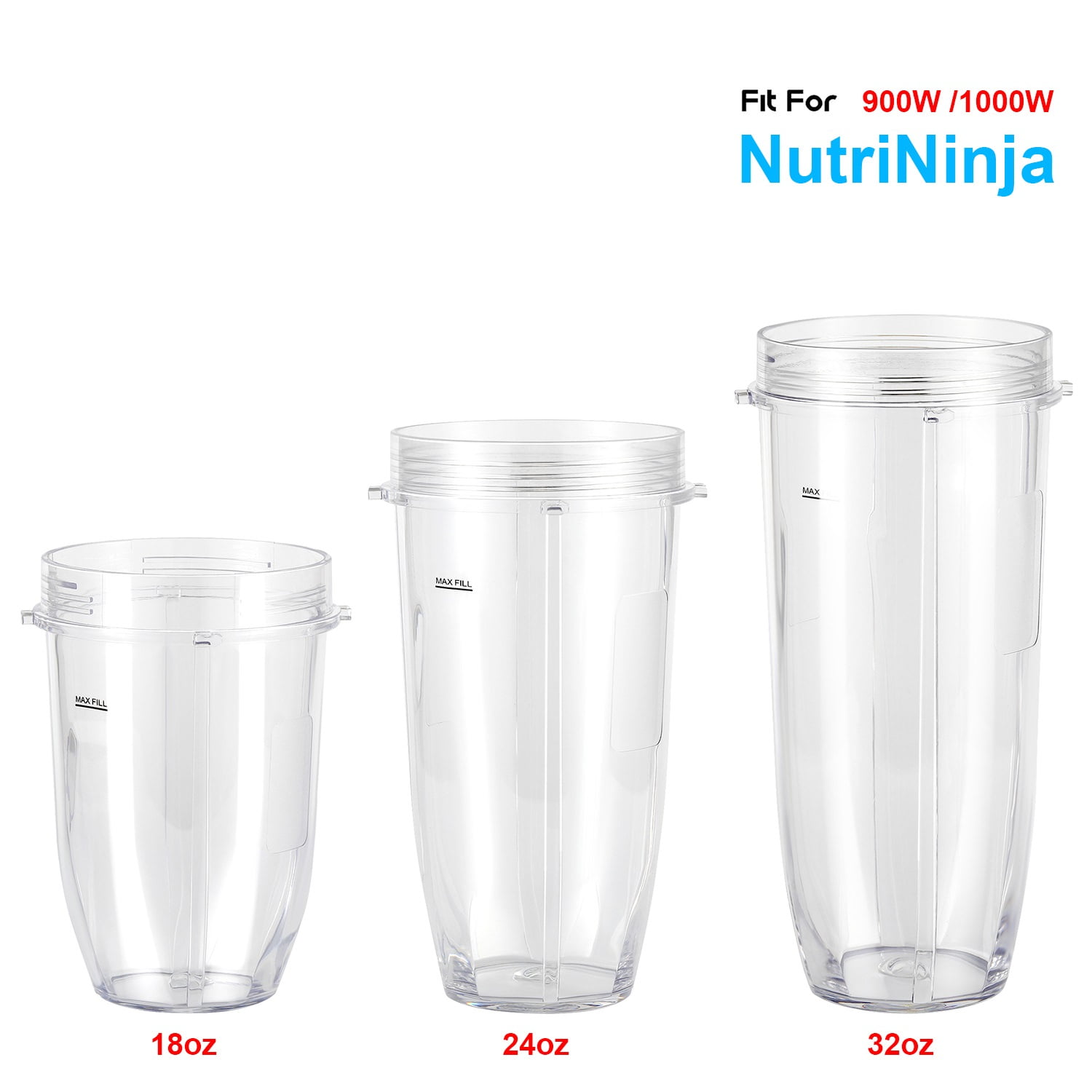Replacement Mug For Nutribullet 600/900w LARGE 32 OZ Oversized Cup Large Mug