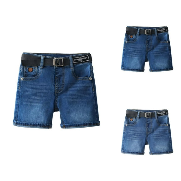 Shorts for Boys Boys' Pants Denim Shorts For Boys High Waist Comfortable Breathable Casual Wear Durable Stretchable Kids Summer Outfit