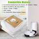 thumbnail image 4 of Paquete de 12 bolsas de aspiradora para ECOVACS DEEBOT N8+ N8 Pro+ N8 Pro Plus T8 T8+ T8 AIVI T8 AIVI+ T8 MAX T9+ DX93 DDX96 Yeedi Vac Station Aspiradora, 4 of 5