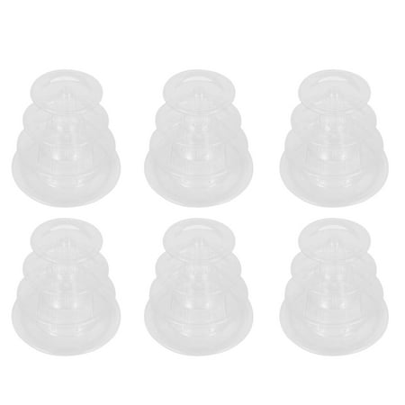 

6X 4 Tiers Round Macaron Tower Stand Cake Display Rack for Wedding Birthday Decor
