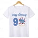 thumbnail image 3 of Camiseta de cumpleaños feliz de Lilo & Stitch de Disney para niños, ropa para niñas de 1, 2, 3, 4, 5, 6, 7, 8 y 9 años, camiseta divertida para niños, ropa para niños, 3 of 5