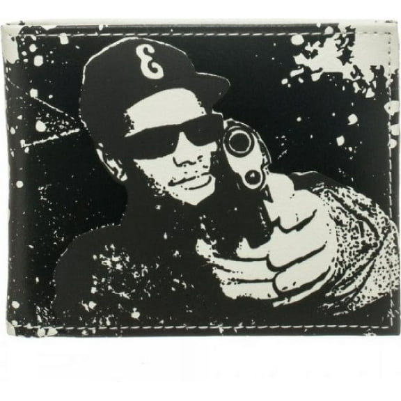 Eazy-E Compton White Bi-Fold Wallet