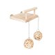 thumbnail image 1 of Jaula de madera para pájaros, loros, perchas, juguetes para hacer ejercicio, divertidos y emocionantes para masticar. con bola de ratán, 1 of 9