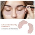 thumbnail image 3 of Jade Eye Cover, Skin Friendly 2Pcs Anti Aging Rose Quartz Stone Eye   for Sleeping, 3 of 7