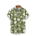 thumbnail image 6 of Iyufng Summer Shirts for Men Short Sleeve Hawaiian Shirts Printed Casual Beach Shirts, 6 of 8