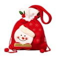thumbnail image 1 of Injueey Bolsa de almacenamiento de postres de galletas de caramelo con temática navideña para sala de estar, bolsa con cordón de pared, bolsas de Kits de decoración para fiestas Injueey HA069557-00B, 1 of 6