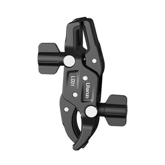 Ulanzi LC01 Heavy-Duty Super Clamp for Light Stands Camera Rigs 360° Adjustable Grip for Tubes Up to 48mm Load Capacity 5kg Alloy Construction with Silicone Pad
