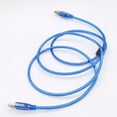thumbnail image 3 of Huanledash Data Cable Dual-head High Speed 150/300cm USB2.0 Male to Male Data Extension Cord for Computer, 3 of 8