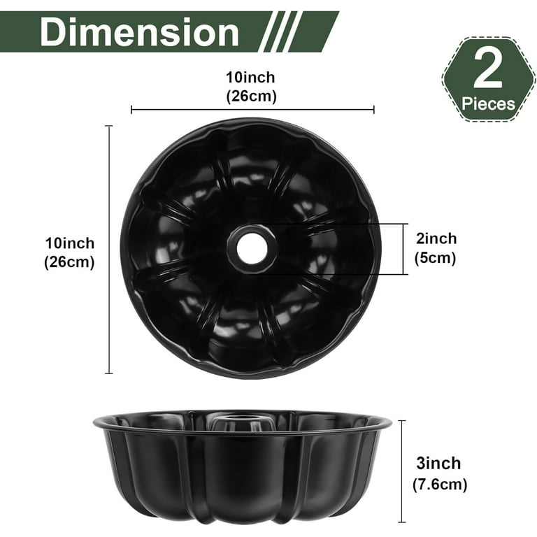 Vesteel Pack Bundt Cake Pan, 10