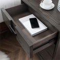 thumbnail image 3 of Leick Home Table de Chevet Encastrée avec Tiroir Supérieur et Chargeur AC/USB en Chêne, 3 of 3