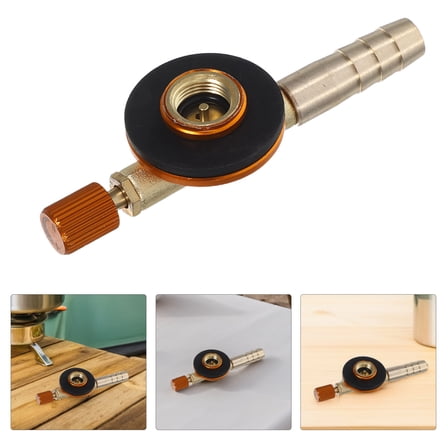 Masteelf Camping Stove Gas Adapter Propane Tank to Canister Converter Multi-Functional Gas Refill Adapter for Outdoor Cooking and Backpacking