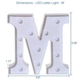 thumbnail image 5 of Letras Iluminadas LED VITI Blancas para Decoración de Pared, 5 of 5