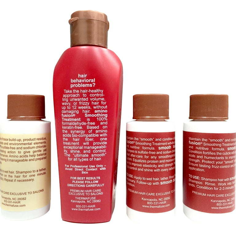 Thermafuse F450 Amino Fusion Smoothing Treatment 2 oz Frizz Volume Control Walmart