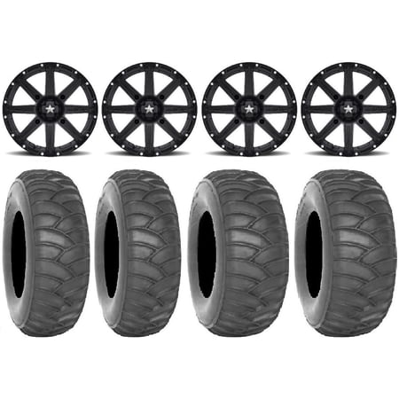 MSA Clutch 15 Wheels Black 33 SS360/HP Tires Can-Am Commander Maverick Renegade Outlander