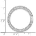 thumbnail image 4 of 14K White Gold 1/2Ct. Diamond Channel Set Large Circle Chain Slide Made In India pm4711-050-wa, 4 of 5