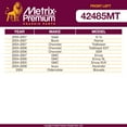 thumbnail image 2 of Metrix Premium Chassis Parts - Front Left Sway Bar Stabilizer End Link Fits 05 Saab 9-7x, 04-07 Buick Rainier, 04-07 Chevrolet Trailblazer, 04-07 GMC Envoy, 04-08 Isuzu Ascender, K80824, 2 of 6