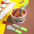 thumbnail image 3 of Spoon Stick Fork Dessert Spoons Stylish Transparent Dessert Spoon Set Versatile Practical Ice Cream Spoon Fork Stick Set for, 3 of 5