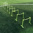 thumbnail image 2 of Qtmnekly Adjustable Hurdles and Cone Set Agility Hurdles Disc Cones for Soccer Sports Plyometric Speed Training PVC fluorescent green, 2 of 6