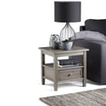 thumbnail image 2 of Atlin Designs 1 Drawer and Shelf Wood End Table in Farmhouse Gray, 2 of 5