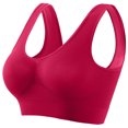 thumbnail image 6 of Women Bras Seamless Sports Bra Wirefree Yoga Bra With Removable Pads Sports Bras for Women Multicolor6 M, 6 of 6