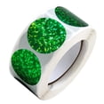 thumbnail image 4 of 500x/Rollo de pegatinas decorativas para sobres de 1 pulgada, pegatinas comerciales para boutiques, Verde, 4 of 9