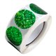 thumbnail image 4 of 500x/Rollo de pegatinas decorativas para sobres de 1 pulgada, pegatinas comerciales para boutiques, Verde, 4 of 9