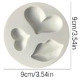 thumbnail image 3 of EUDIDV Silicone Bundt Cake Mold Sweet Cake Tanabata Valentine's Day Lips Chocolate Baking DIY Cake Molds Mini, 3 of 3