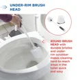 thumbnail image 3 of ELVY - Clorox Toilet Bowl Brush And Corner Storage Caddy Set White Cleaning Tool, 3 of 6