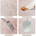 thumbnail image 4 of 60x84inches Pink and Rose Gold Tablecloth Shiny Glitter Printed Fabric Tablecloths Waterproof Stain Resistant Rectangle Table Cloth Cover for Wedding Birthday Banquet Dinner Party Supplies, 4 of 7