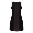 thumbnail image 5 of SMihono Robe d'Été Grande Taille pour Femmes 2023 Mode Robe Décontractée Sans Manches à Col Rond pour Femmes Robe Mini Ajustée Imprimée pour Dames, 5 of 5
