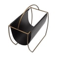 thumbnail image 3 of Pangea Home Blake Metal Magazine Rack in Black, 3 of 4
