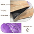 thumbnail image 6 of Purple Coastal Beach Area Rugs 2.7'x5', Washable Small Throw Rugs for Kitchen Bedroom, Summer Nautical Ocean Beige Seaside Indoor Outdoor Rug Non-Slip Low Pile Carpet Runner Reversible Floor Mats, 6 of 8