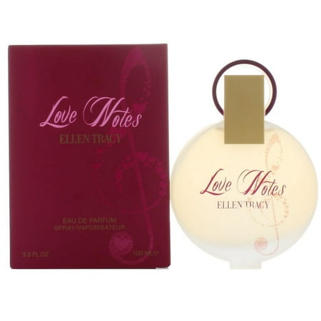 Ellen Tracy Love Notes Eau de Parfum (EDP), Perfume for Women, 3.3 oz Spray