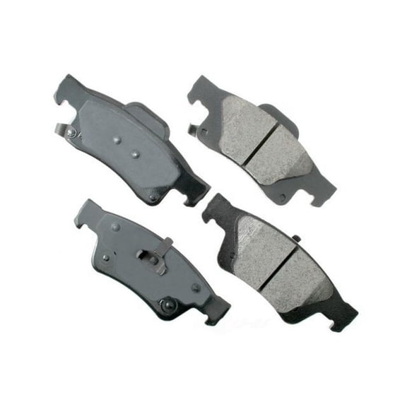 Rear Brake Pad Set - Compatible with 2011 - 2021 Jeep Grand Cherokee 2012 2013 2014 2015 2016 2017 2018 2019 2020