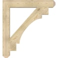 thumbnail image 3 of Ekena Millwork 6"W x 44"D x 48"H Merced Craftsman Rough Sawn Bracket, Douglas Fir, 3 of 4