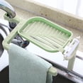 thumbnail image 3 of RKSTN Plastic Faucet Drain Rack Kitchen Sink Sponge Dishwashing Soap Cloth Storage Rack Towel Storage, 3 of 5