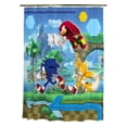 thumbnail image 1 of Set de cortinas de baño Franco Sonic Anime de 13 piezas Officially Li, 1 of 5