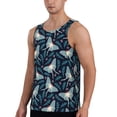 thumbnail image 2 of Gaeub Glowing Butterfly Men's Athletic Tank Top, Workout Sleeveless Shirts, Running Tank Tops for Gym, Running, Training - XX-Large, 2 of 9